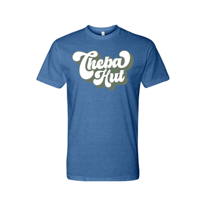 Stock image of Cheba Hut Tee in Heather Cool Blue