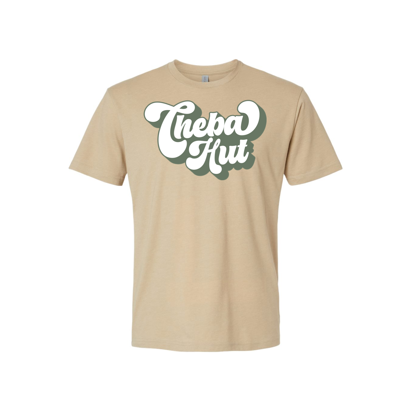 Stock image of Cheba Hut Tee in Heather Tan