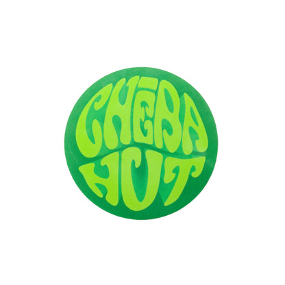 Groovy Green Cheba Hut Circular - Single Sticker