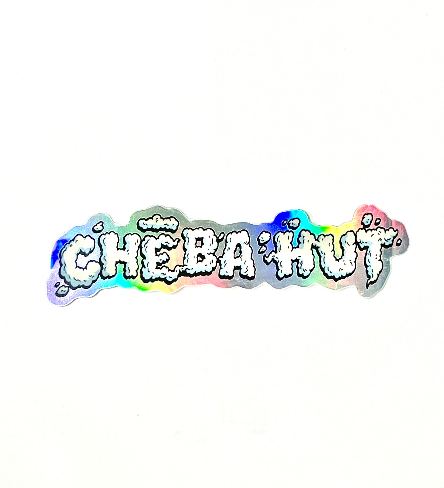 Cheba Hut Holographic Sticker
