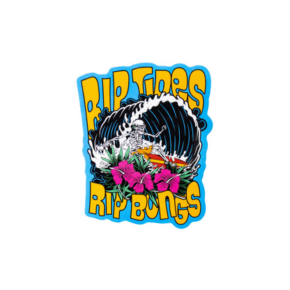 Rip Tides Rip Bongs - Single Sticker